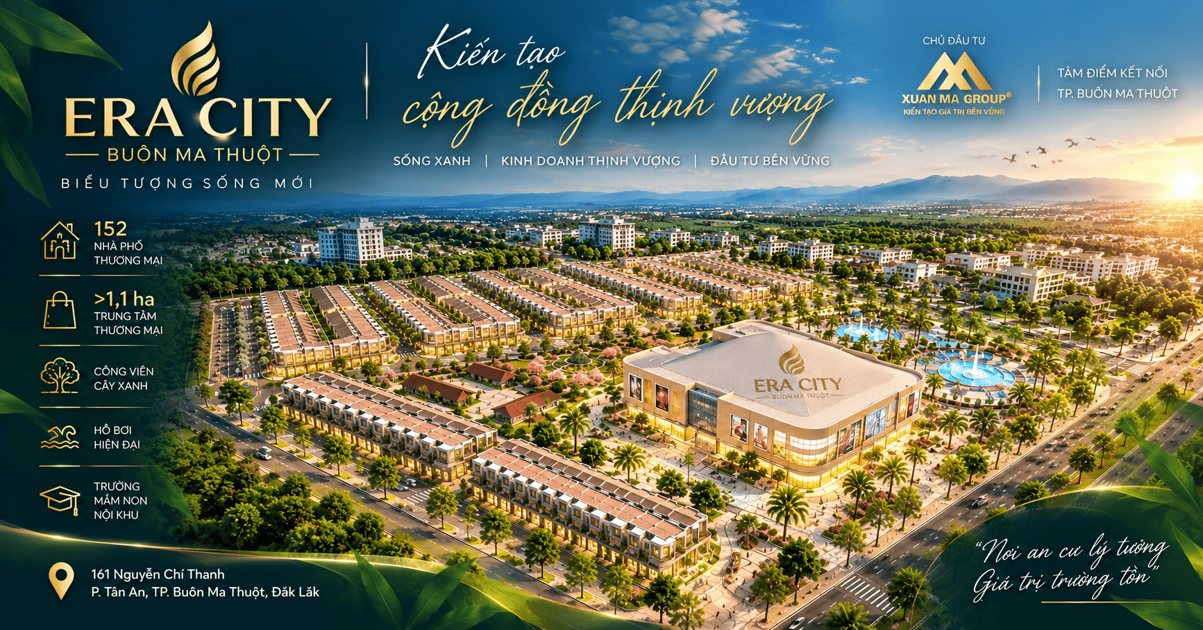 Era City Buôn Ma Thuột – Tổng quan dự án mới nhất 2026 | Xuân Mai Group